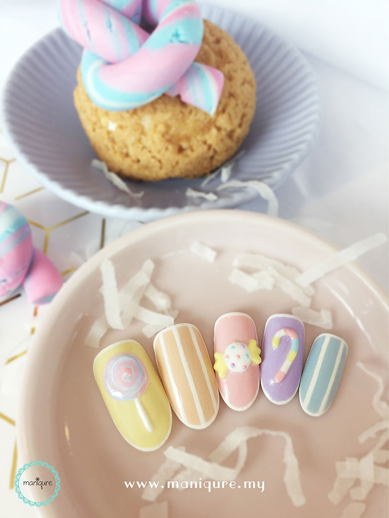 Candy Pastel Nails