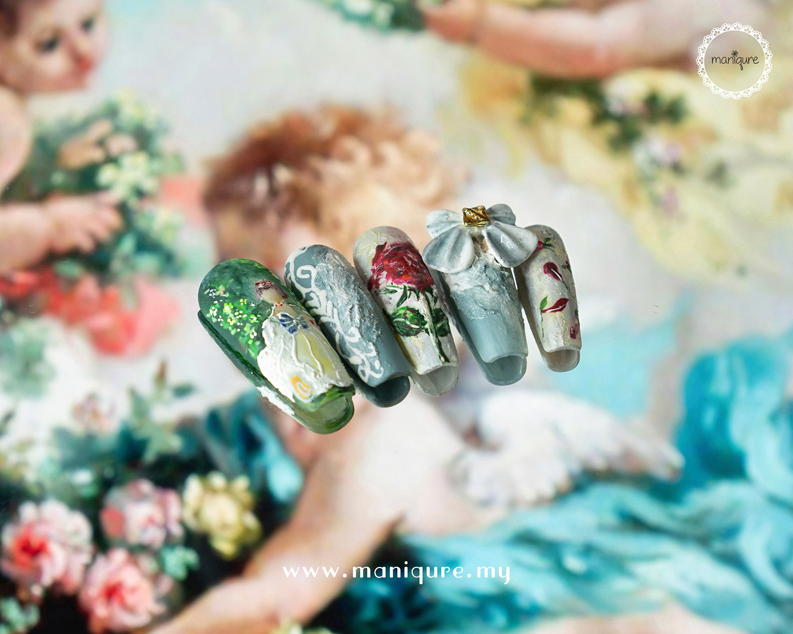 Gentileschi Nails - Baroque Manicure
