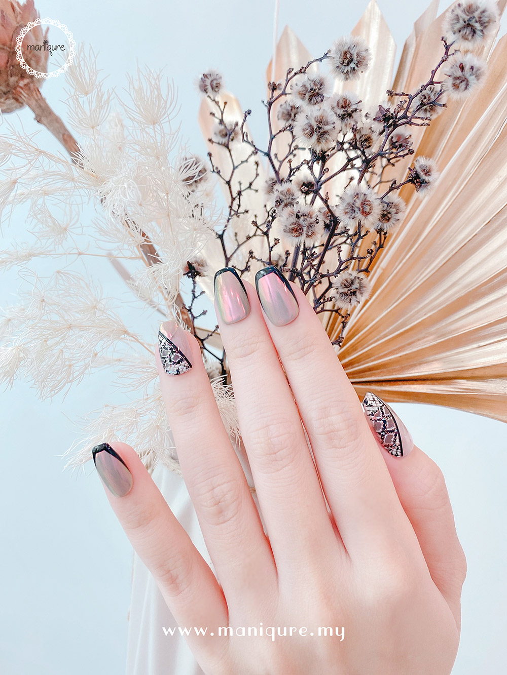 Cobra Snake Nails - Animal Print Manicure