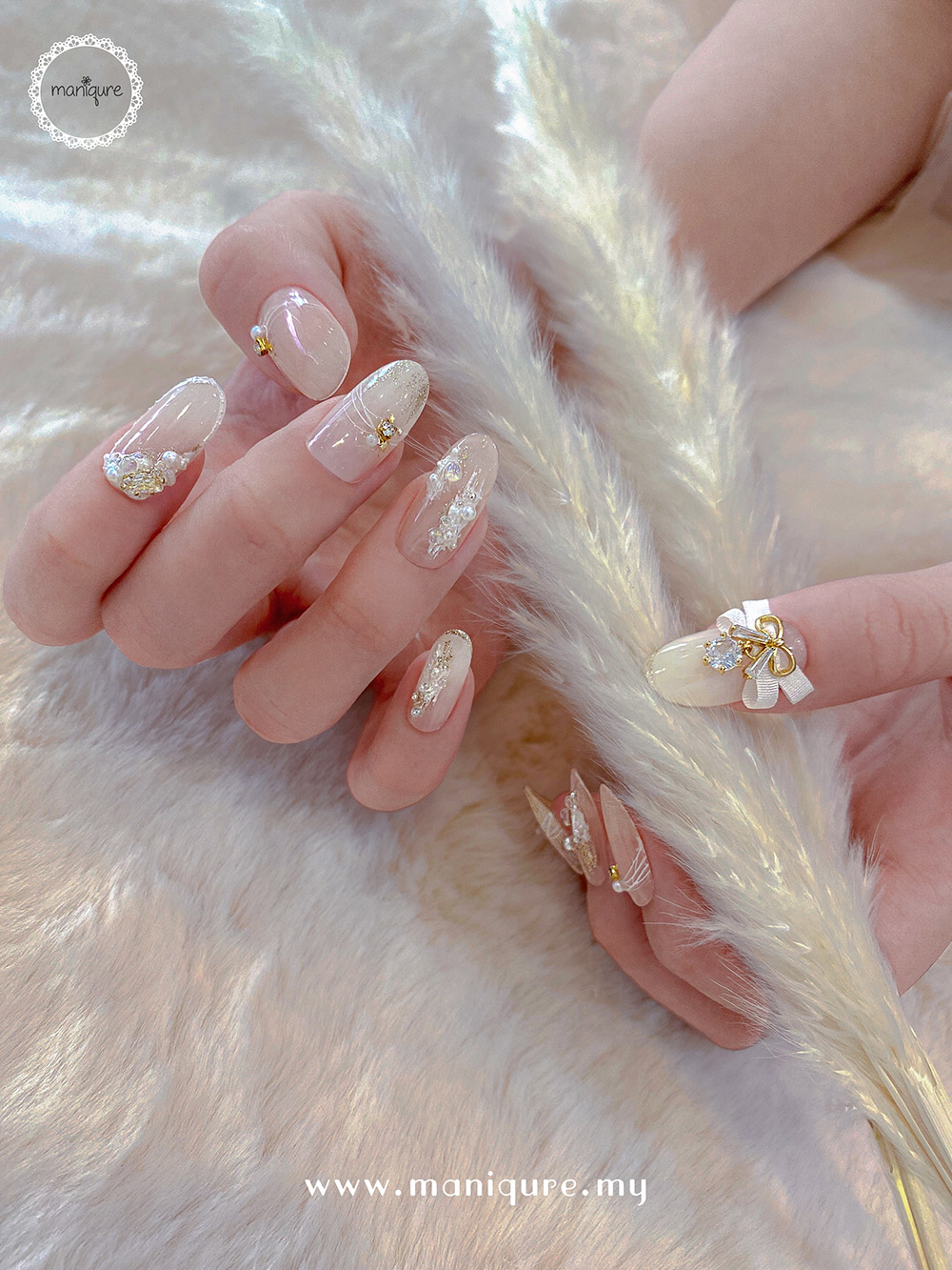 Precious Wedding Nails