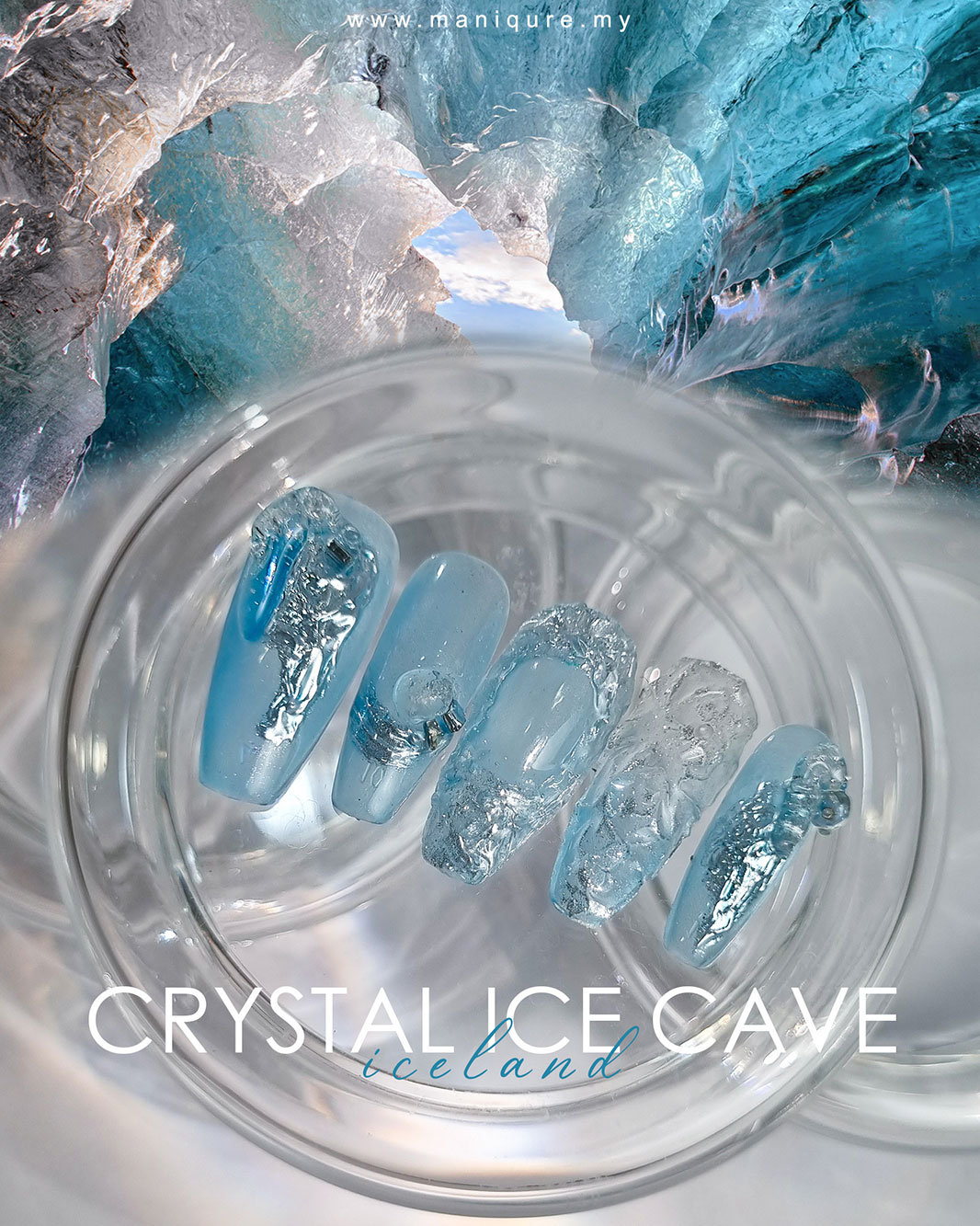 Crystal Ice Cave Nails