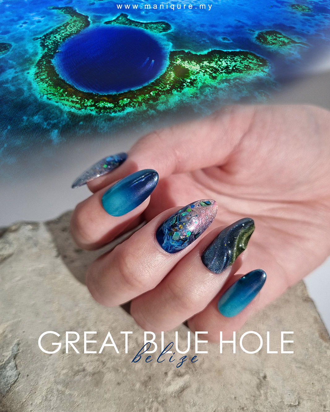Great Blue Hole Nails