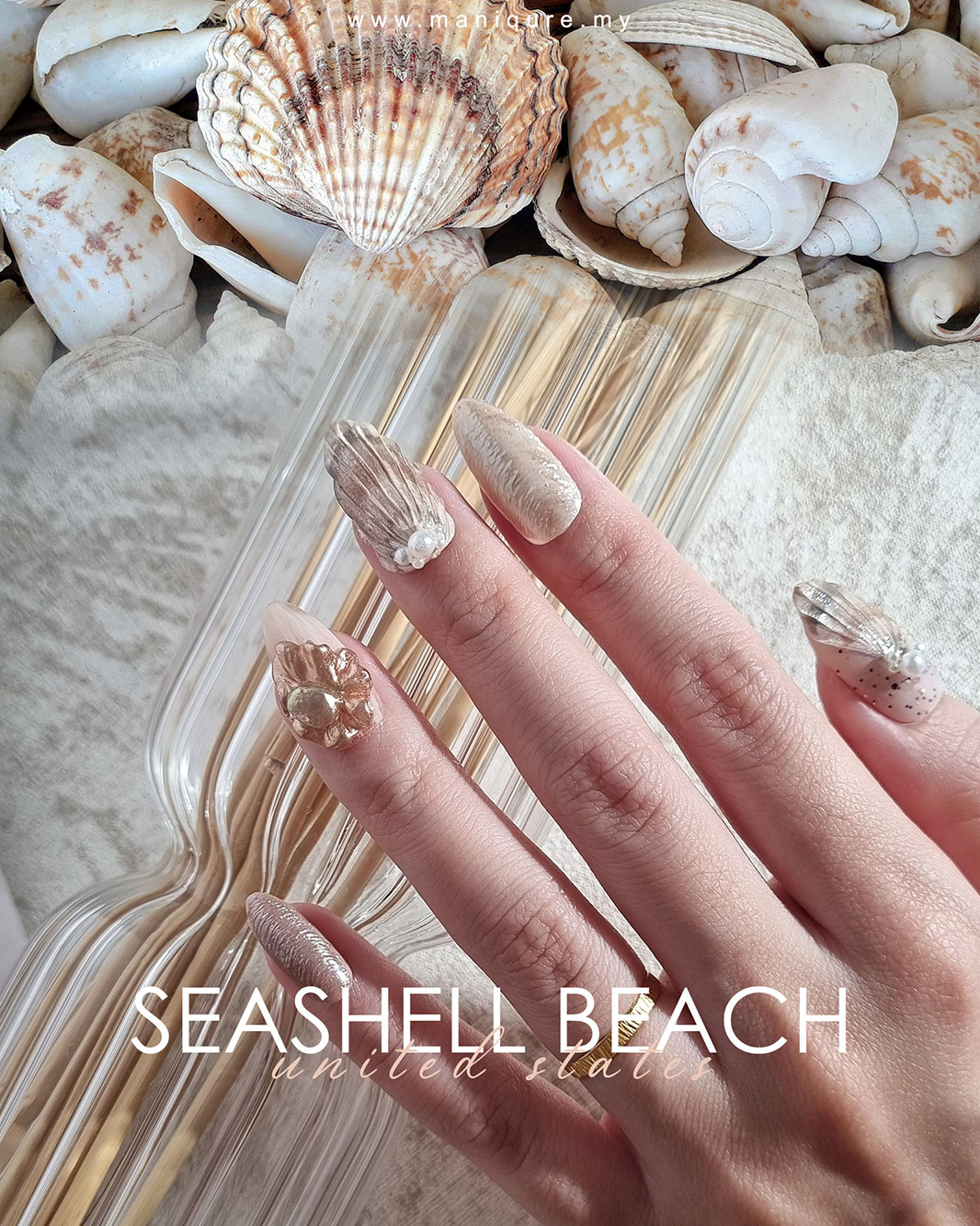 Seashell Beach Nails