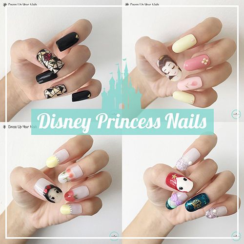 Disney Princess Nails - Cartoon Manicure
