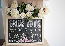 Nail salon bridal shower