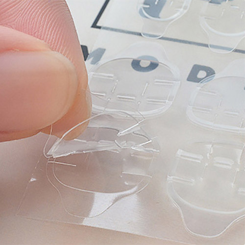 How to apply adhesive nail tape for press-on nails - step 3