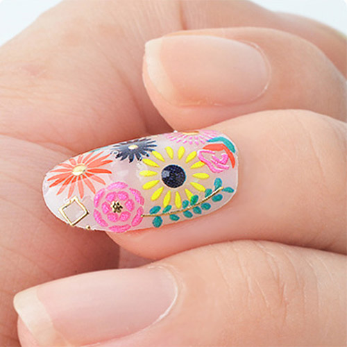 How to apply adhesive nail tape for press-on nails - step 6